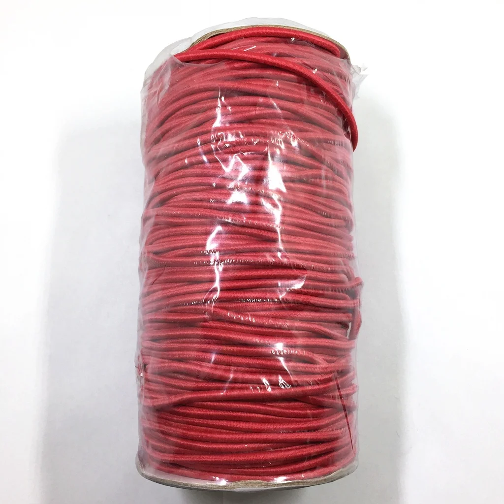 OEM цветной полиэфирный Плетеный Круглый эластичный шнур