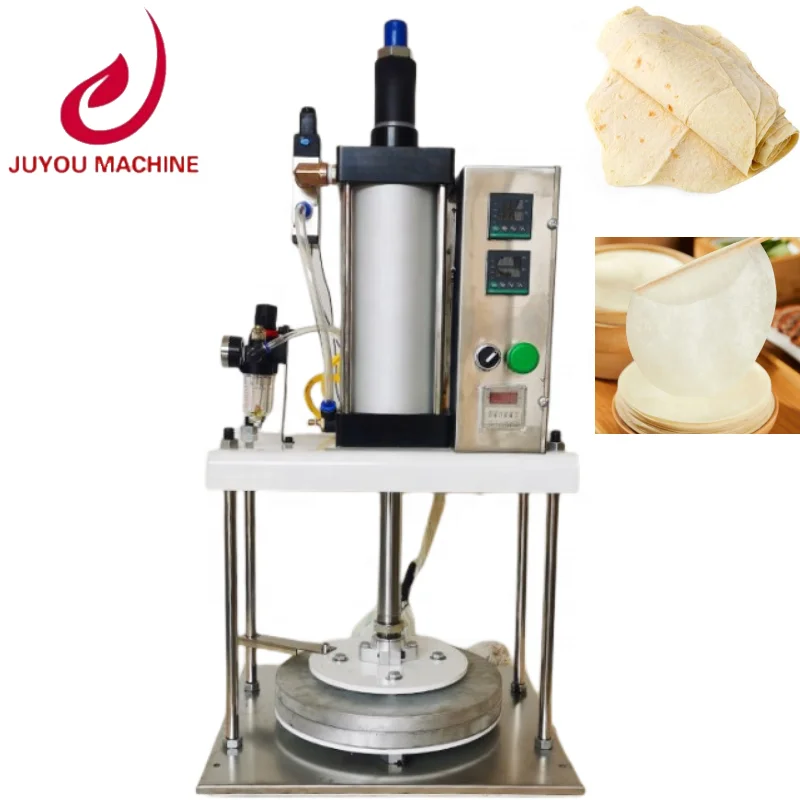 JY Commercial Automatic Pneumatic Dough Flattener Chapati Making Machine Pancake Forming Pressing Machine