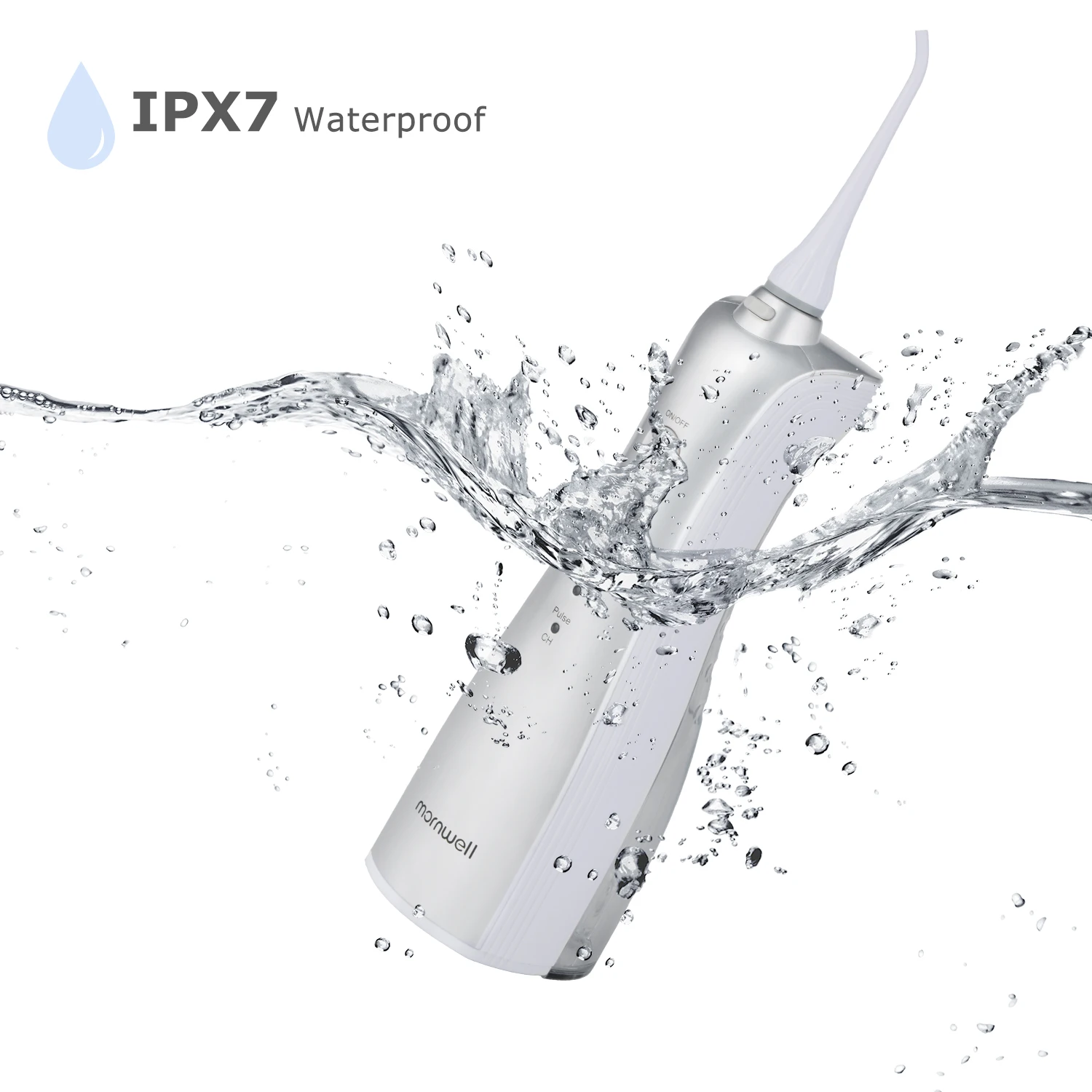 Водонепроницаемый беспроводной Флоссер IPX7 с зарядкой от воды 3 режима емкость 150 мл для дома и путешествий