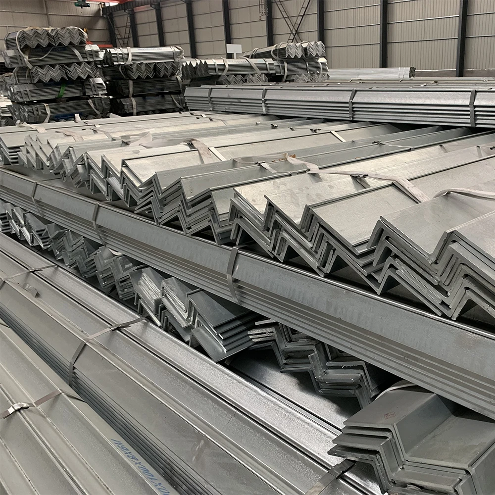 
Factory price A283 100x100x5 hot dip galvanized steel angle lintel for construction 