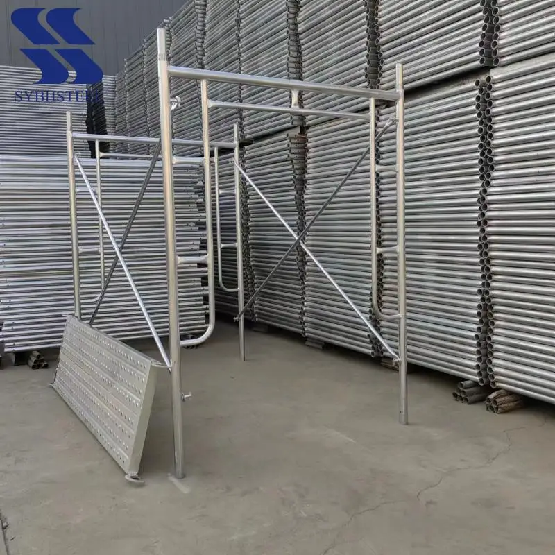 Portable Door Frame Scaffold Painted for Enhanced Protection Reliable Design for Construction Sites