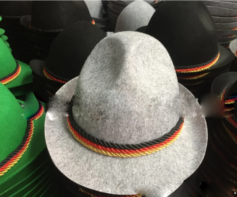 Оптовая продажа немецкая фетровая шляпа для фестиваля