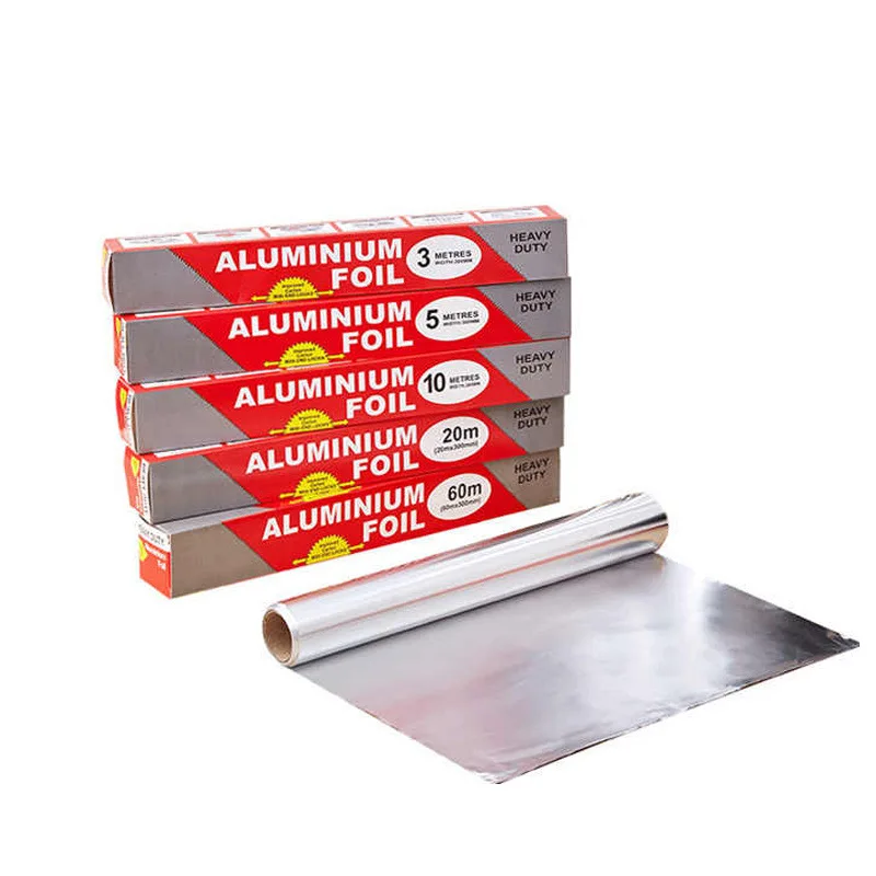 Wholesale disposable thickened tin foil paper household food grade aluminum foil paper tin foil rolls