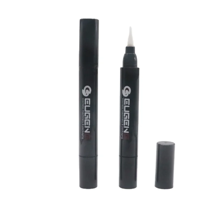 Empty liquid eye liner stamp pencil container eyeliner 2 in 1 packaging pen tube bottle