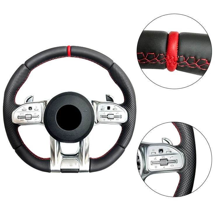 Для Mercedes Benz W204 W218 W214 W212 A-Class/C-Class/E-Class Руль из углеродного волокна
