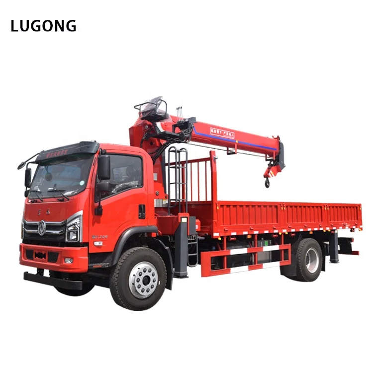 Factory Price 8 Ton 10 Ton 12 Ton 14 Ton Hydraulic Mini Telescopic Truck Mounted Cranes 8t Manipulator for Sale
