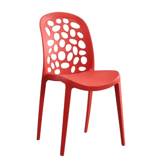 Factory wholesale Colorful stackable plastic dining chairs restaurant hotel chair