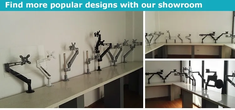 Adjustable Spring Monitor Desk Mount Swivel Single Monitor Arm Desk Shelf Monitor Stand