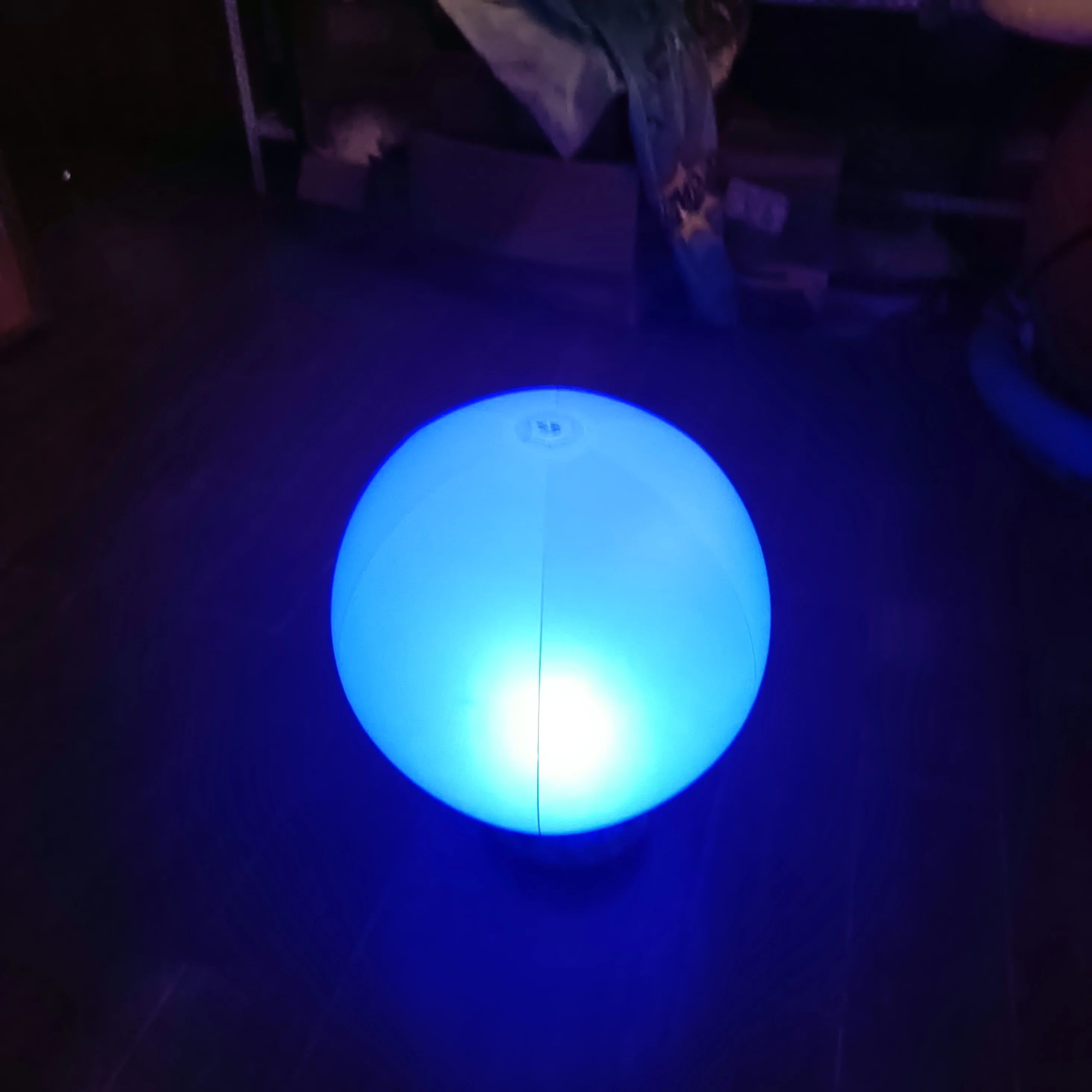 Party Favors 40cm Light up Balls Pool Toys 7 Colors Garden Floating Luminous LED Lights Remote Control Led Beach Ball