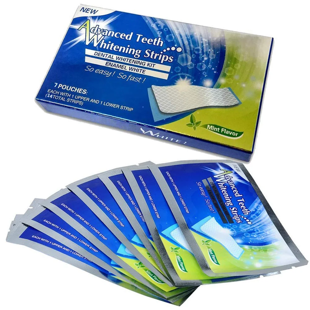 Teeth Whitening Strips 14pairs/box 3D Other Accessories Kit 28pcs/box Mint Flavor