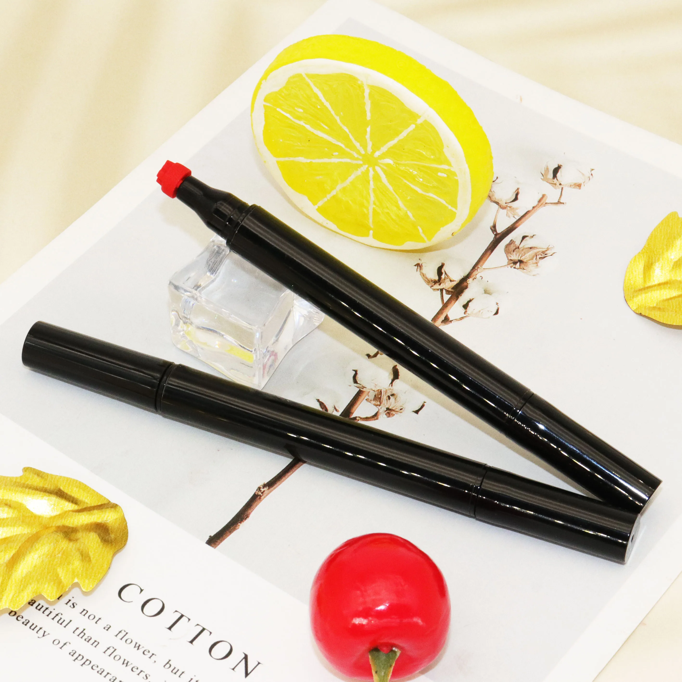 Eyeliner 2 In 1 Pro Winged Eyeliner Stamp Waterproof Makeup Eye Liner Pencil Black Liquid Eyeliner