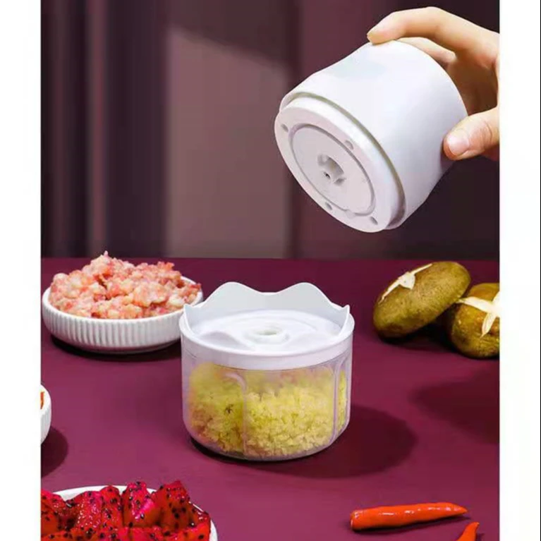 kitchen garlic chopper camping picnic portable juicer mini food chopper electric garlic chopper