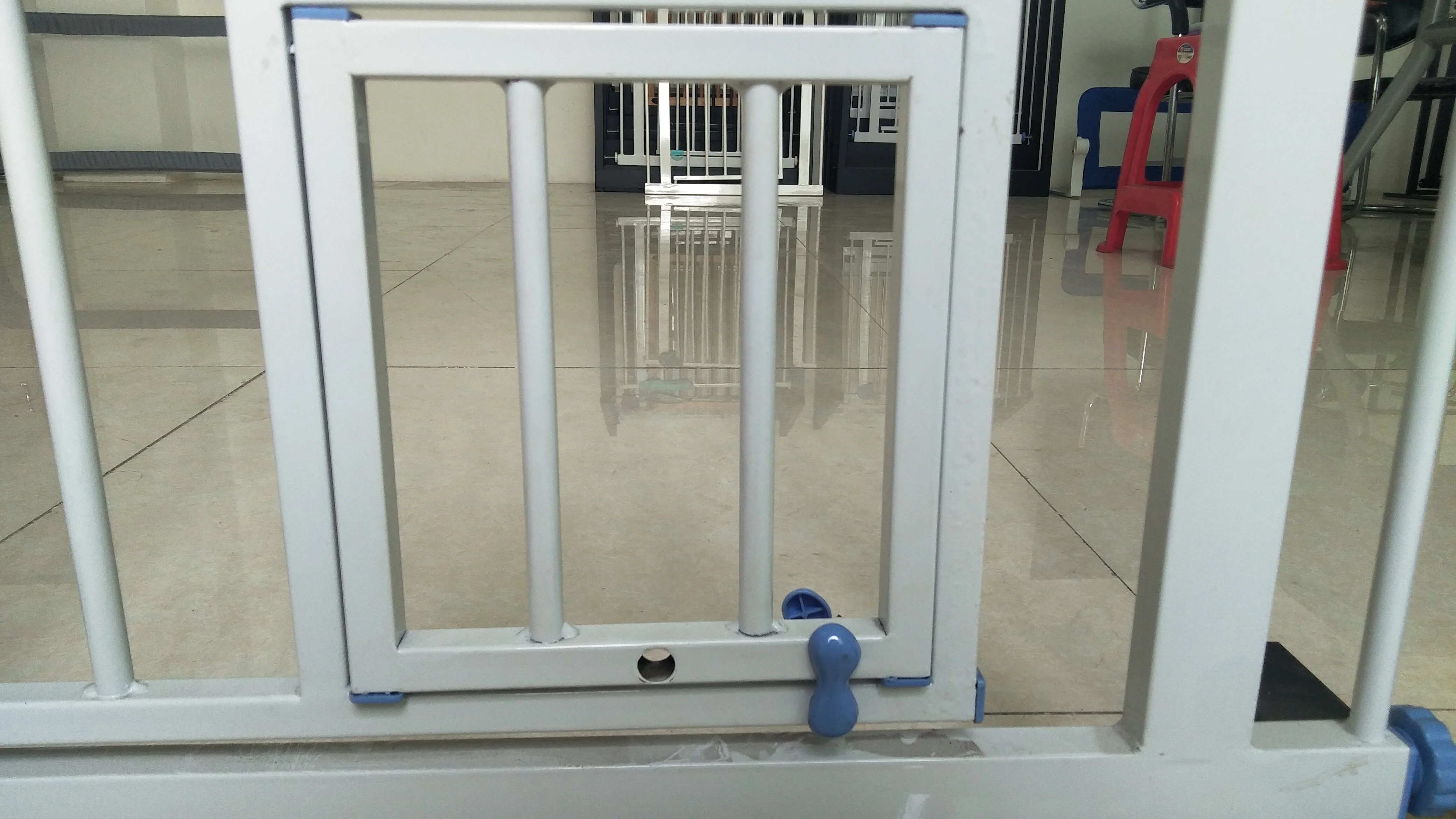 EN1930 расширяемые безопасные железные ворота для домашних животных с дверью, очень высокие ворота для собак