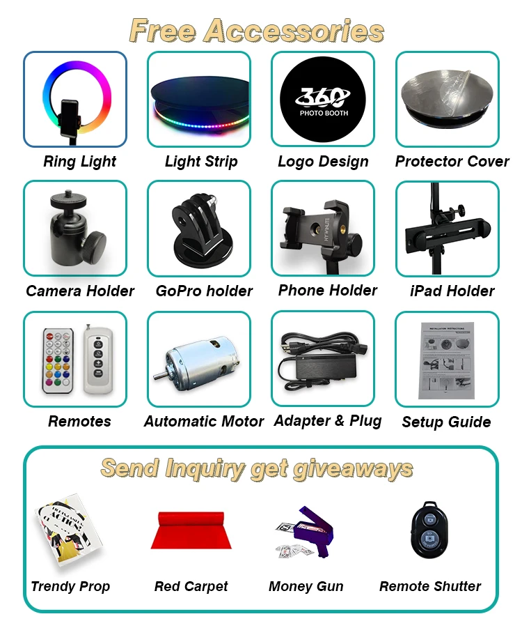 360 video booth stand dropshipping portable 360 degree video camera booth 360 booth