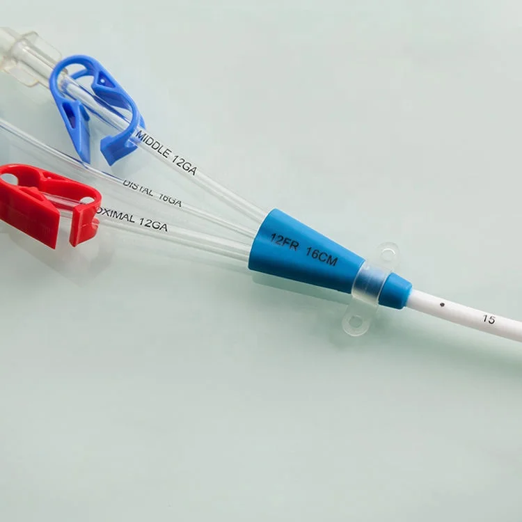 Double and Triple Lumen Hemodialysis Catheter Disposable Haemodialysis Catheter Haemodialysis Kit Dialysis Catheter