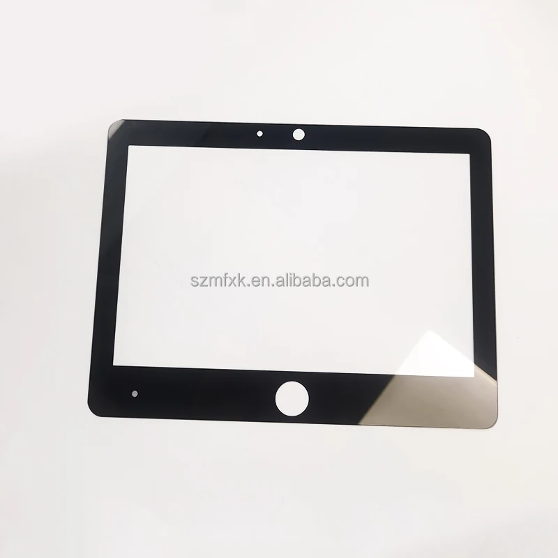 Manufacture of screen printed gorilla glass toughened display glass with 3M adhesive backing