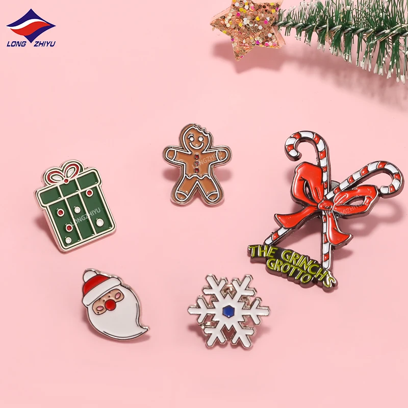 Longzhiyu 15 Years Badge Supplier Flower Enamel Pins Custom Metal Lapel Pin Badges with Your Own Design