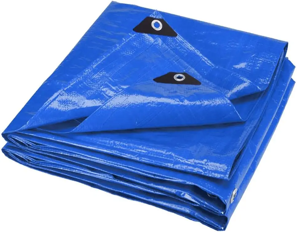 4x5 Woven Polyethylene Plastic Canvas PE Tarpaulin for Tent Cover Waterproof Tarp Batching to Somalia