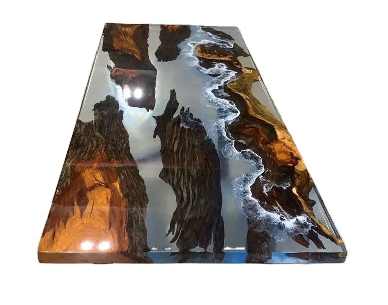 Ab Glue Epoxy Resin Solid Wood Table