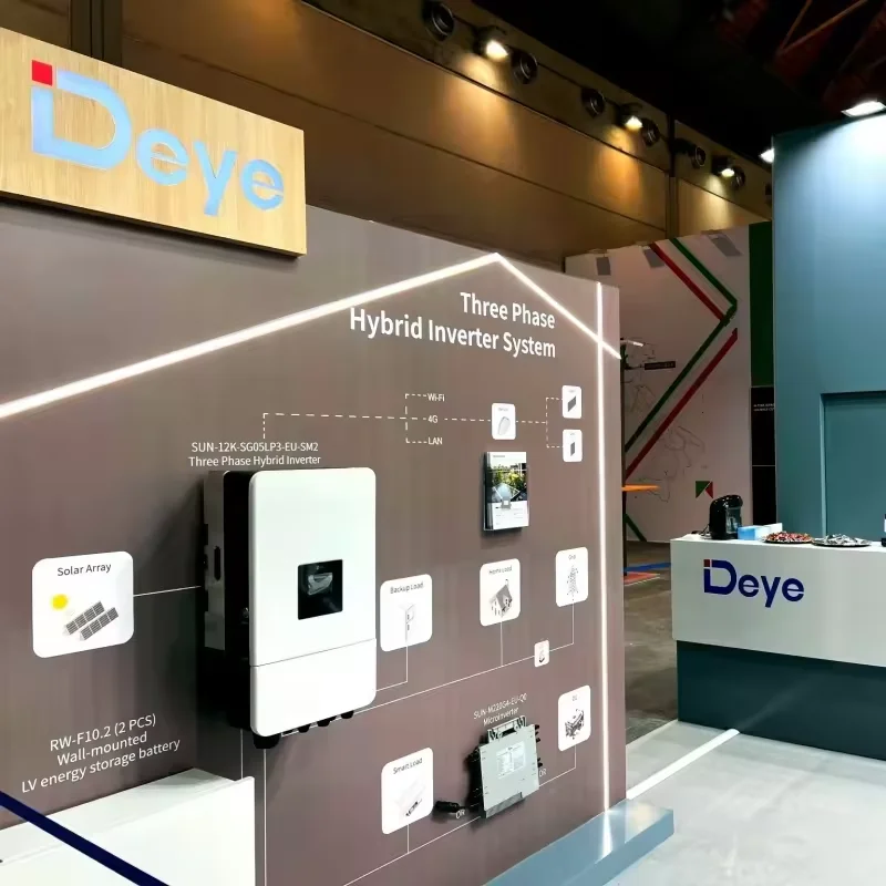 Однофазный инвертор Deye 12 кВт 50/60 Гц гибридный солнечный с контроллером заряда Mppt 15 SUN-16K-SG05LP3 EU-SM2
