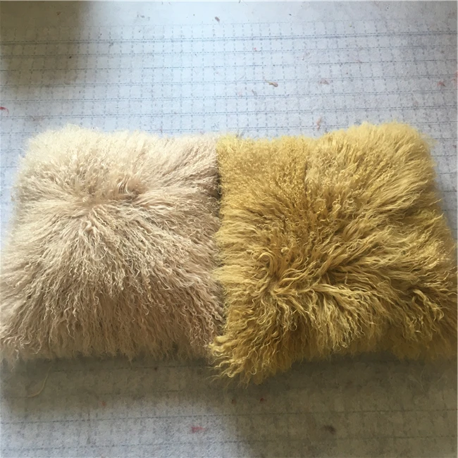 Шерсть из натурального ягненка бежевый белый кудрявая овечья шерсть 50 см