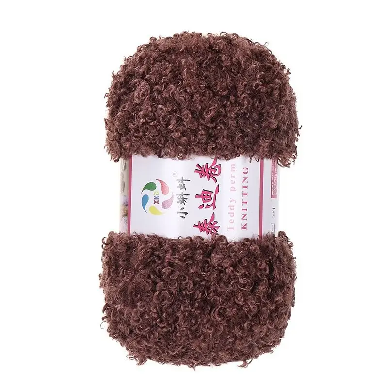 Bojay  Hand Knitting Baby Soft Fancy Yarn 100g Ball  Yarn For Knitting Sweater 100% Acrylic Teddy Fleece  Yarn