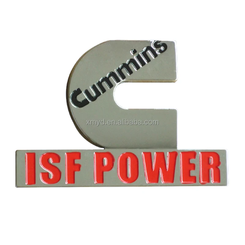 Custom ABS Plastic Material Decorative Car Logo Signs With Painting Letters Car Accessories