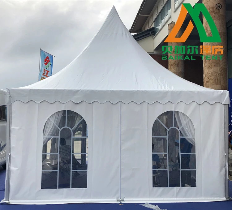 4x4 5x5 6x6 White outdoor waterproof top peak garden gazebo tent for sale