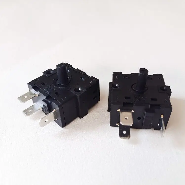 Высококачественная безопасная лестница многослойного безосколочного утверждения 3 позиции Диммер поворотный переключатель для машины печи