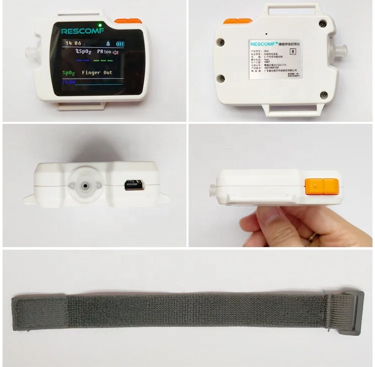 Oxygen Nasal airflow Pulse Rate Diagnostic Sleeping Watch Hospital And Home Use Sleep Screen monitoring Sleep Watch