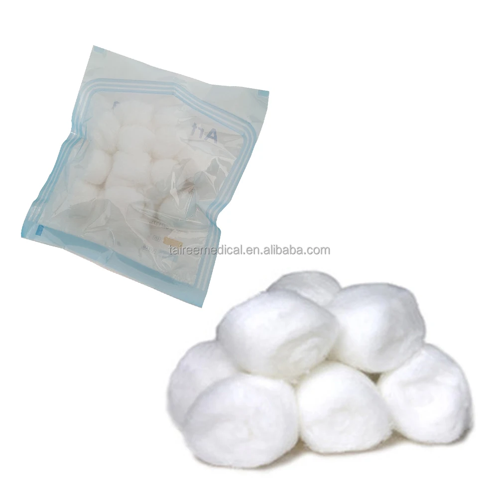 eco friendly medical disposable absorbent cotton wool balls