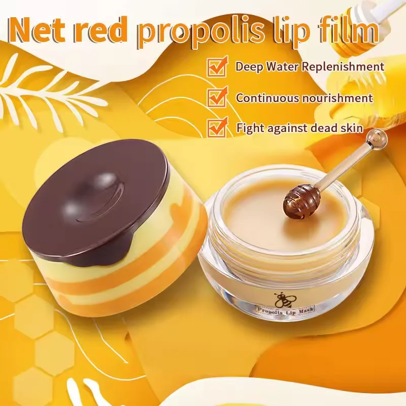 Wholesale Hot Sale Plentiful Lip Balm Lipstick Natural Propolis Sleeping Lip Mask Makeup Care