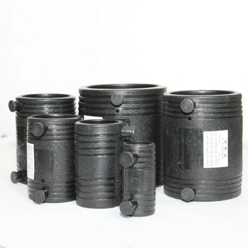 PE100 SDR11 PN16  25 -630mm 630mm 560mm 500 450 315mm HDPE Electrofusion Fittings HDPE Electrofusion Coupler