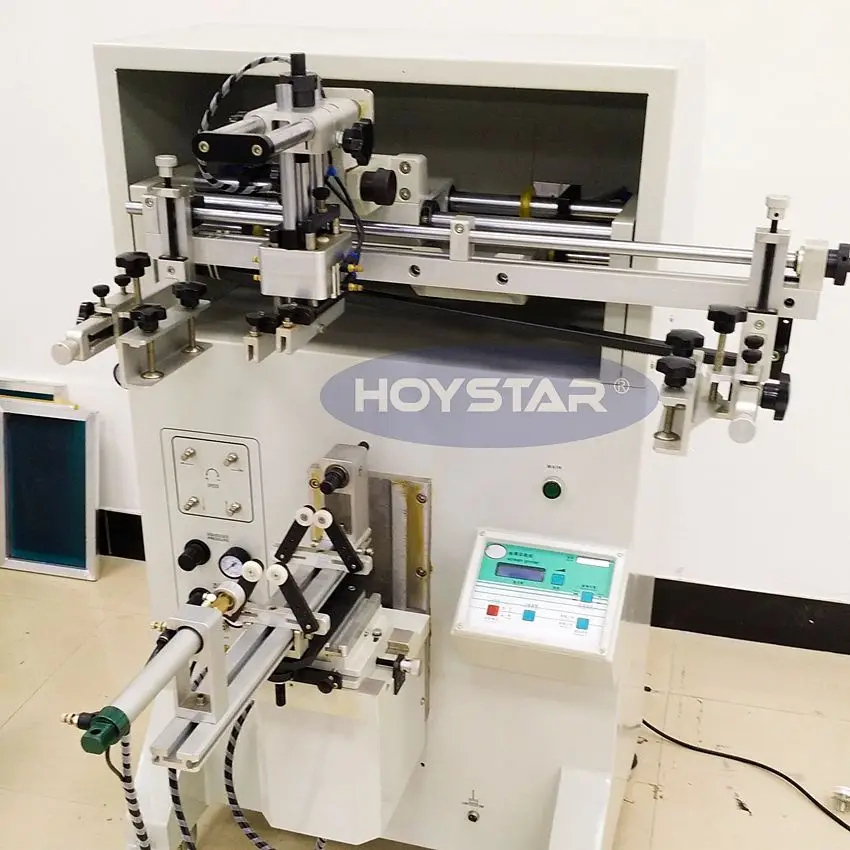 Hoystar GW-3A Plastic Bottles Cylindrical Silk Screen Printing Machine For Sales