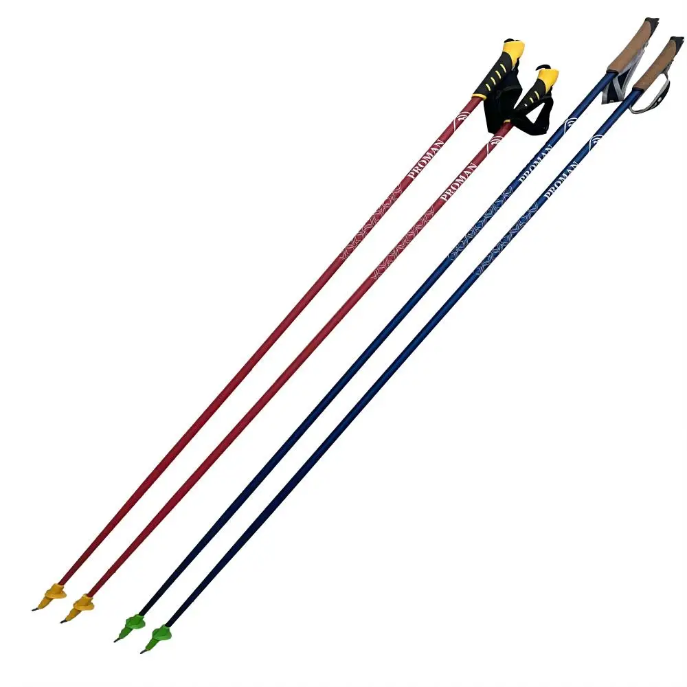 Ski poles 100% carbon light weight customized logo composite ski pole Carbon ski pole