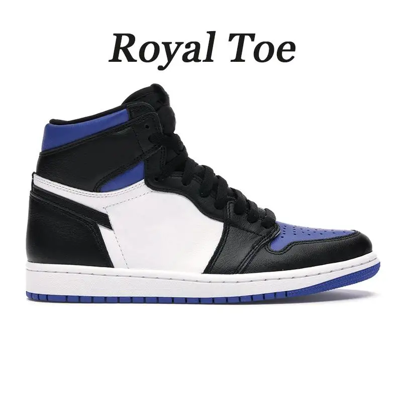 OG Box High Quality AJ 1 Men Women Chicago sneakers black toe leather Chicago Basketball Shoes for men