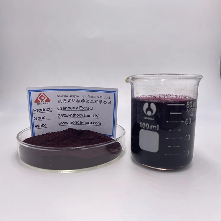Cranberry Extract Powder Cranberry Fruit Extract Anthocyanin 25%