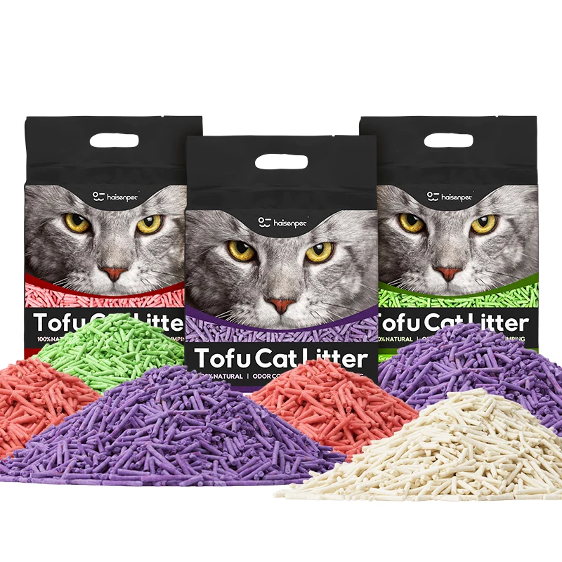 ONE STOP SERVICE Highly Absorbent Strong Clumping arena para gatos Dust Free Deodorization Tofu Cat Litter
