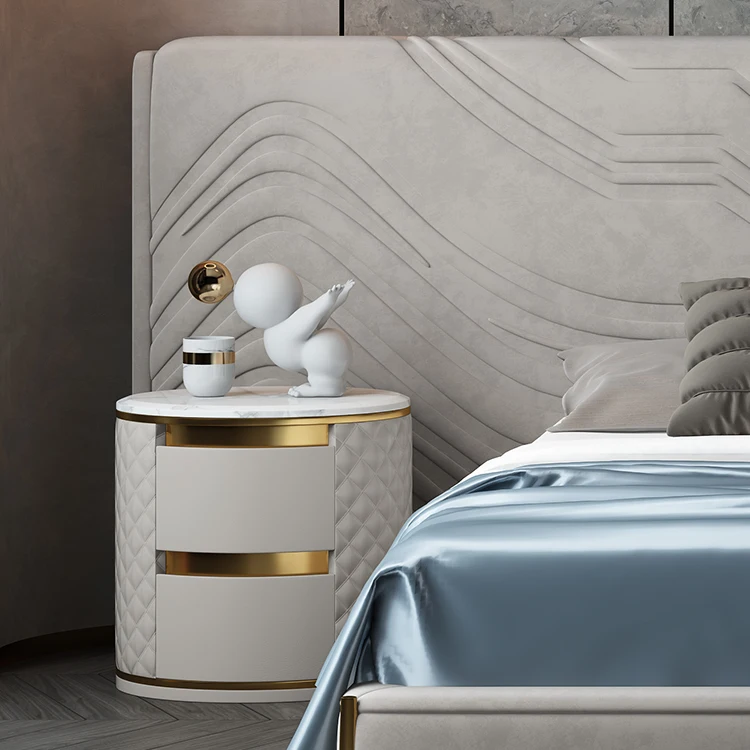 Высококачественная антикварная мебель с металлической рамой, деревянные современные роскошные кровати для гостиничных спален