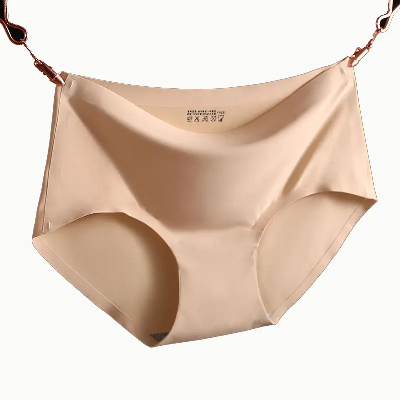 Sexy Solid Color Laser Cut One Piece Bikini Seamless Bulk Women Underwear Hipster Thong Panties with 9 Colors Customized Adults