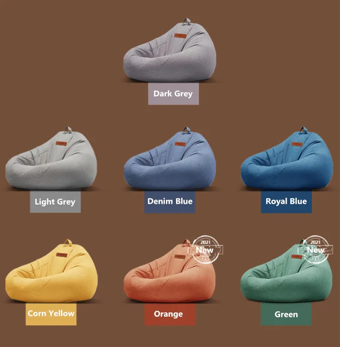 Large Bean Bag Chair Wholesale Sofa Bean Bag Indoor Pear Shape Beanbag Puff Supplier