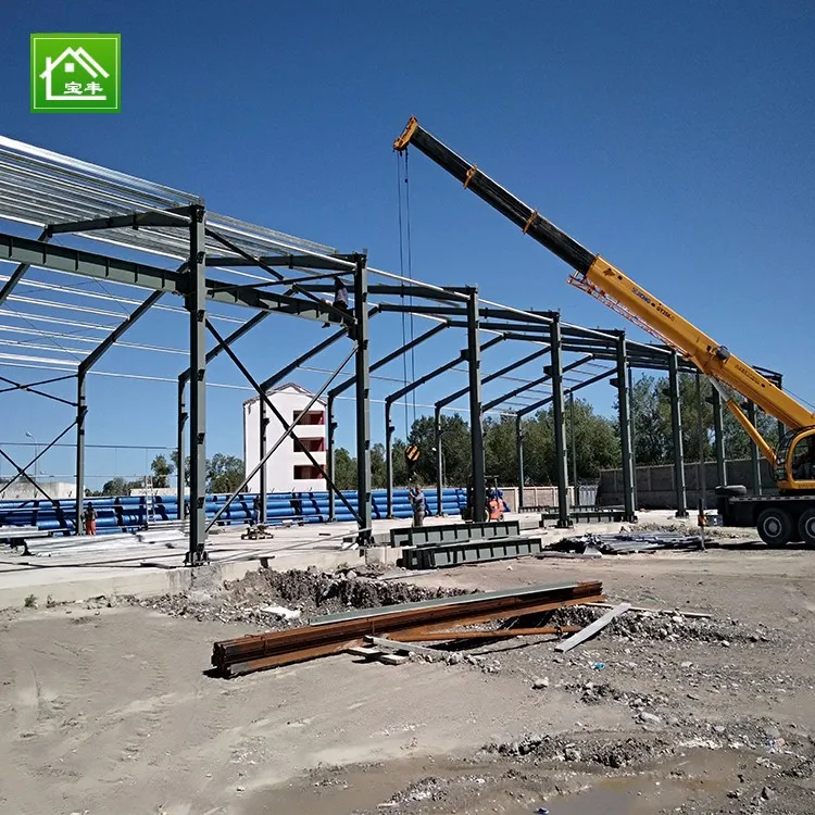 Baofeng Prefabricated Steel Structure Shed Farm Building Warehouses Prefab Steel Structure warehouse made in China