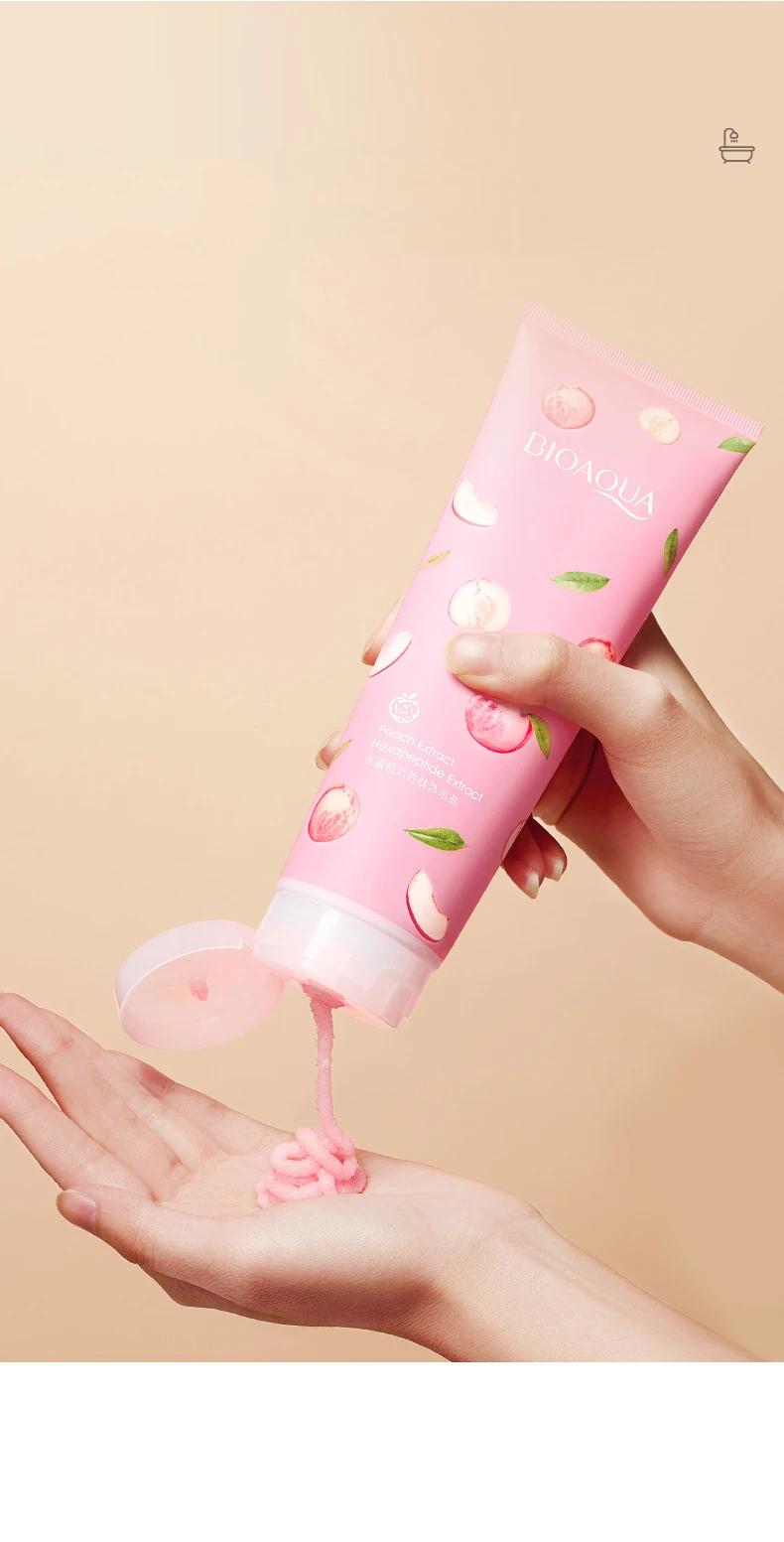 Биоаква частная торговая марка соль для ванны тела персиковый органический скраб улучшающий Отшелушивание куриной кожи отбеливающая