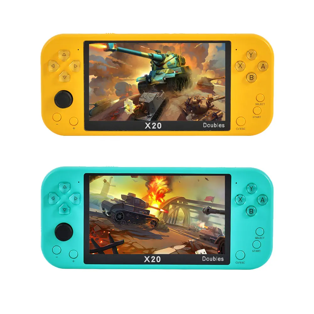 2021 Video Games Consoles Latest Tv Gaming Console Boy X20 classic Game Console X20 Handheld Game Player For Psp