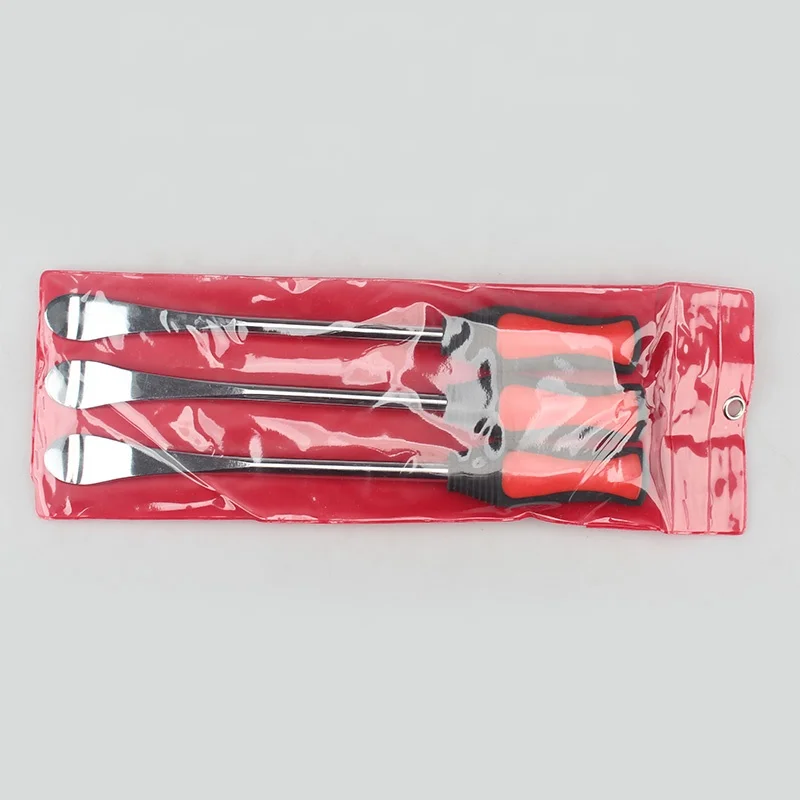 14.5 Inch Long Tire Spoon Levers Repair Iron Tool Kit with Rim Protector for Auto Bicycle Motorcycle