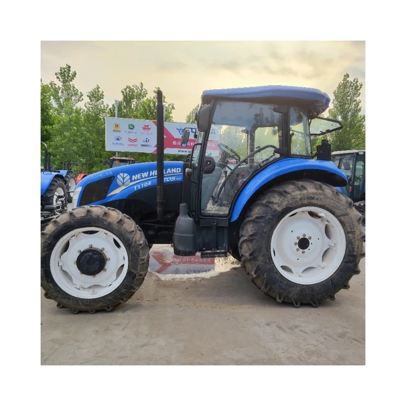 Best selling second hand Shanghai Holland T1104  agricultural equipment four wheel tractor