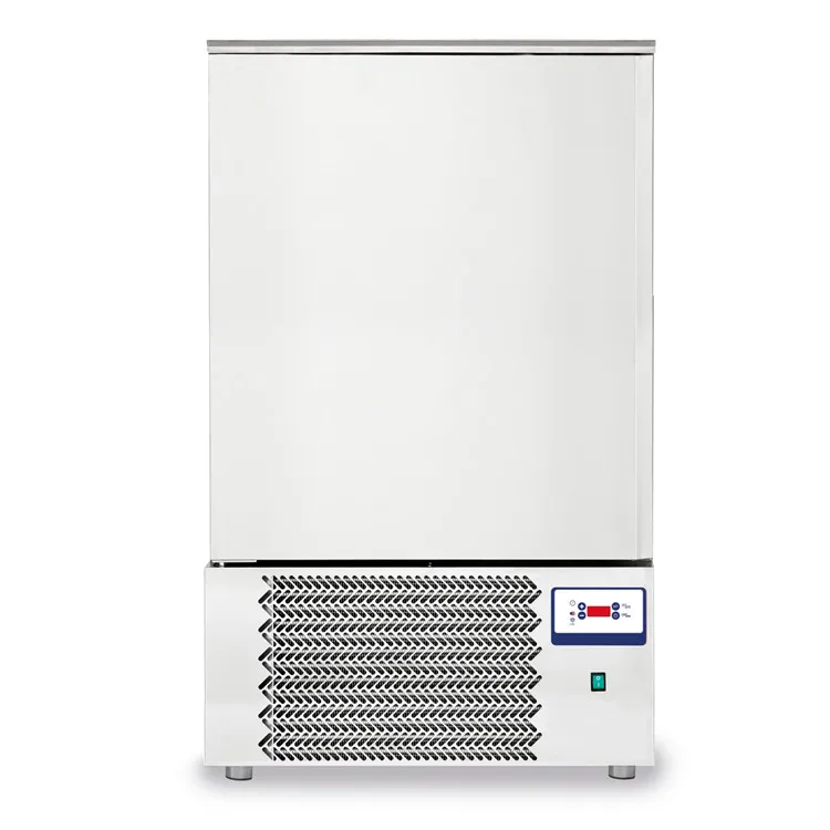 10 Trays Commercial Kitchen Blast Chiller Roll In Shock Blast Freezer Quick