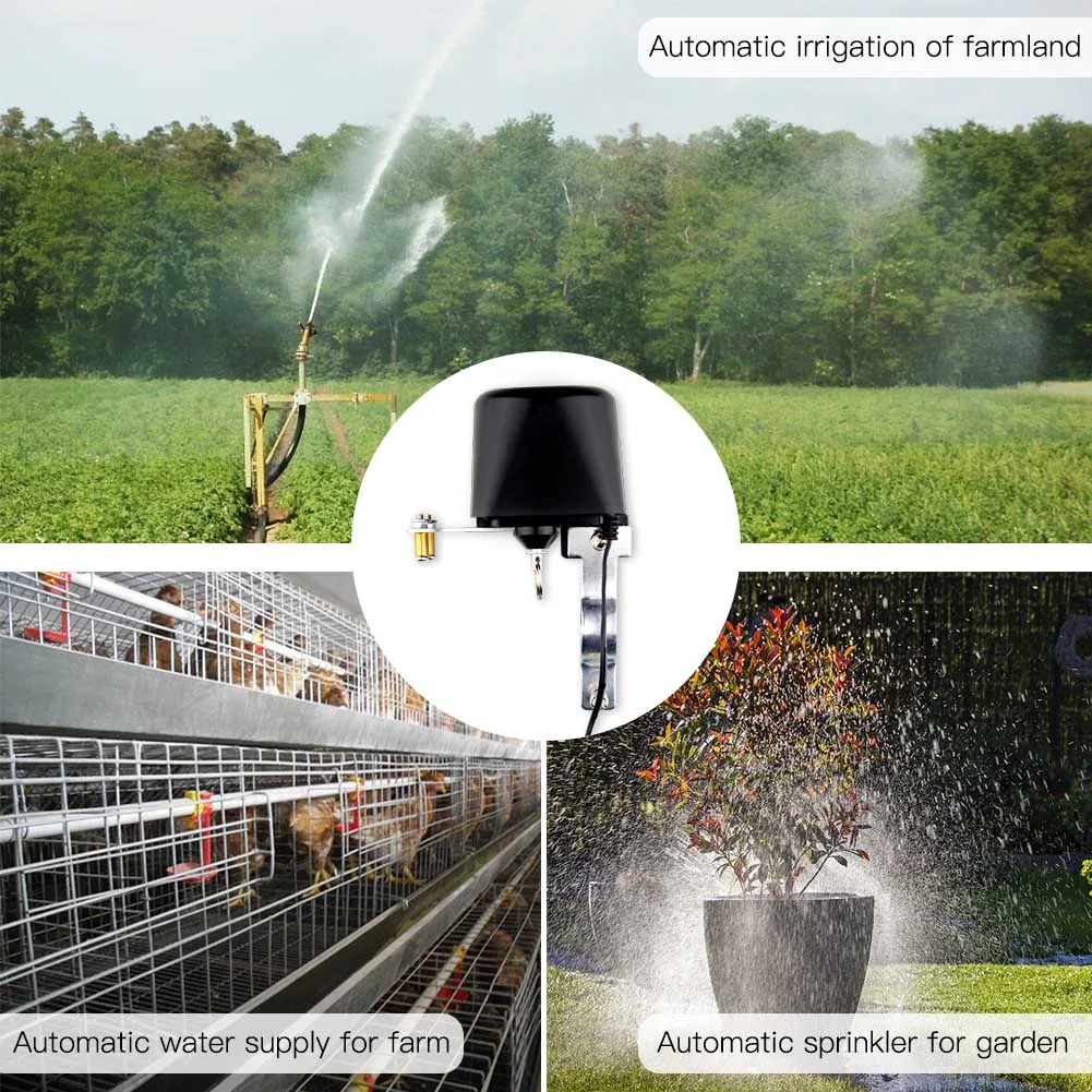 Zigbee WiFi Smart Home Automation System Waterproof Water gas valve Wireless Support Voice Control smart Security