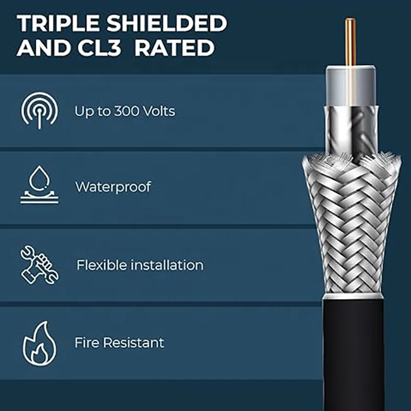 Low Loss Coaxial N Type LMR400 Crimp LMR400 35m LMR400 Cable High Quality