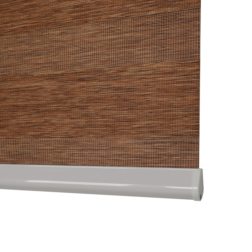 HaoYan  Manual Polyester Material Pleated Zebra Roller Fabric Blind